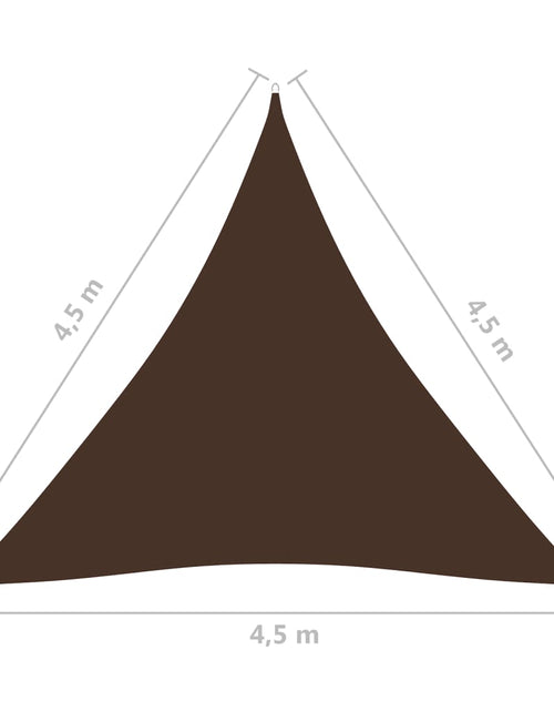 Загрузите изображение в средство просмотра галереи, Parasolar, maro, 4,5x4,5x4,5 m, țesătură oxford, triunghiular Lando - Lando
