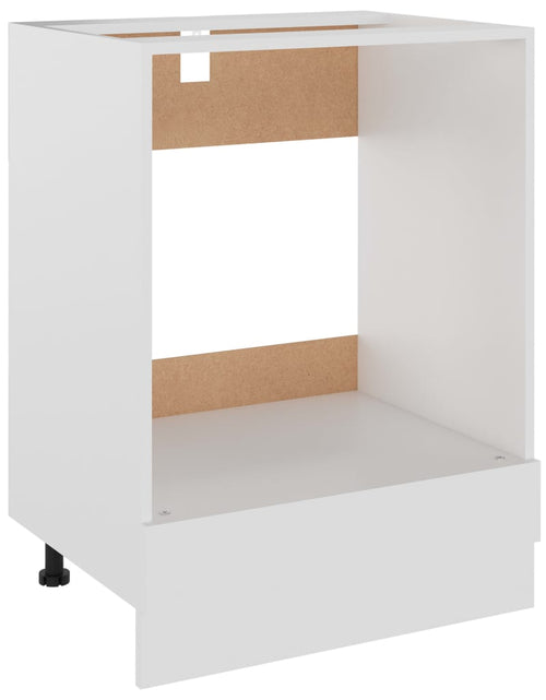 Încărcați imaginea în vizualizatorul Galerie, Dulap pentru cuptor, alb, 60 x 46 x 81,5 cm, PAL - Lando
