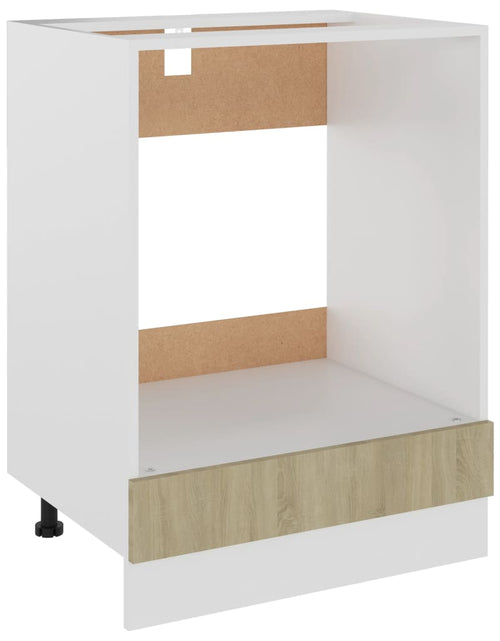 Загрузите изображение в средство просмотра галереи, Dulap pentru cuptor, stejar Sonoma, 60 x 46 x 81,5 cm, PAL - Lando

