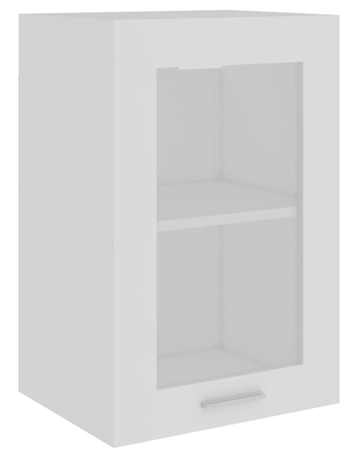 Încărcați imaginea în vizualizatorul Galerie, Dulap de sticlă suspendat, alb, 40 x 31 x 60 cm, PAL - Lando
