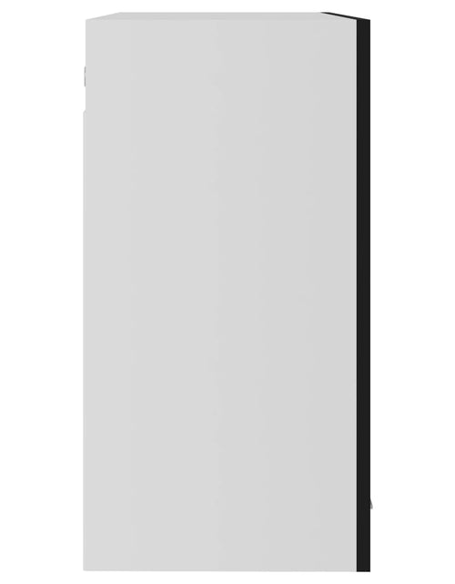 Încărcați imaginea în vizualizatorul Galerie, Dulap de sticlă suspendat, negru, 80 x 31 x 60 cm, PAL - Lando
