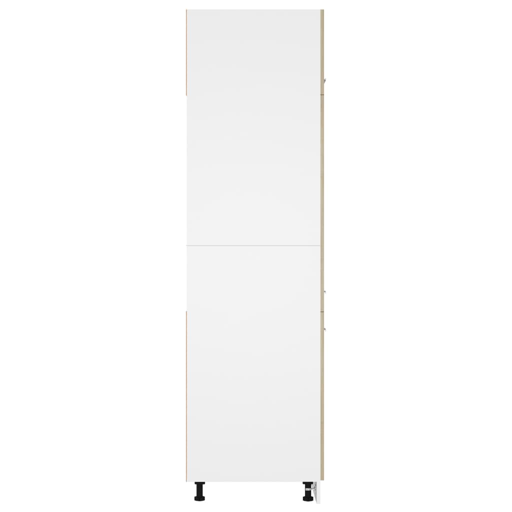 Dulap pentru frigider, stejar Sonoma, 60 x 57 x 207 cm, PAL - Lando