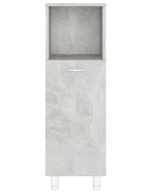 Încărcați imaginea în vizualizatorul Galerie, Dulap de baie, gri beton, 30 x 30 x 95 cm, PAL - Lando
