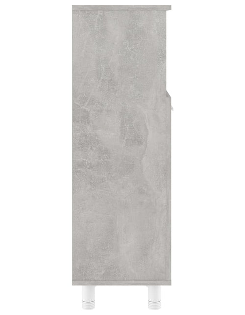 Încărcați imaginea în vizualizatorul Galerie, Dulap de baie, gri beton, 30 x 30 x 95 cm, PAL - Lando
