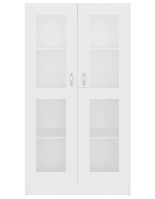 Загрузите изображение в средство просмотра галереи, Dulap cu vitrină, alb, 82,5 x 30,5 x 150 cm, PAL Lando - Lando
