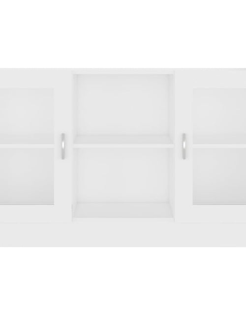 Загрузите изображение в средство просмотра галереи, Dulap cu vitrină, alb, 120 x 30,5 x 70 cm, PAL Lando - Lando
