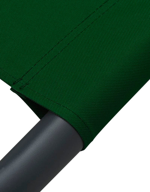 Încărcați imaginea în vizualizatorul Galerie, Pat șezlong de exterior, verde, material textil - Lando
