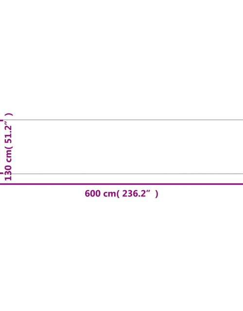 Загрузите изображение в средство просмотра галереи, Copertină laterală retractabilă de terasă, maro, 140 x 600 cm - Lando
