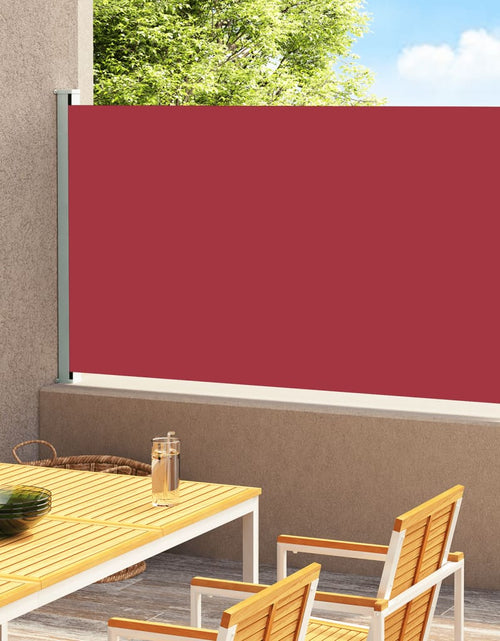 Încărcați imaginea în vizualizatorul Galerie, Copertină laterală retractabilă de terasă, roșu, 180x300 cm - Lando
