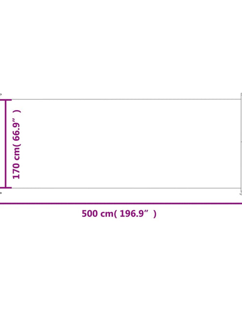 Загрузите изображение в средство просмотра галереи, Copertină laterală retractabilă de terasă, crem, 180x500 cm - Lando
