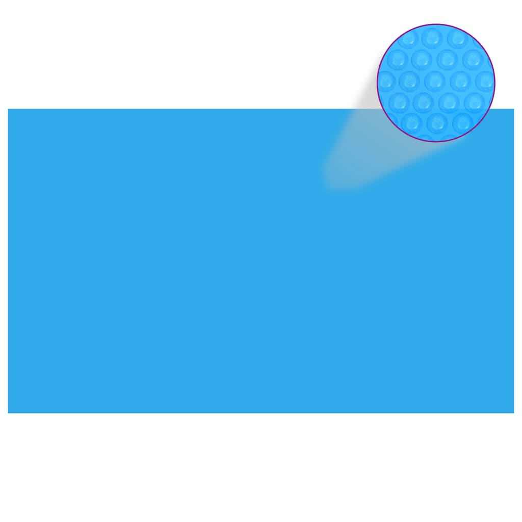 Prelată piscină, albastru, 1000 x 600 cm, PE, dreptunghiular Lando - Lando