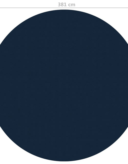 Încărcați imaginea în vizualizatorul Galerie, Folie solară plutitoare piscină, negru/albastru, 381 cm, PE Lando - Lando
