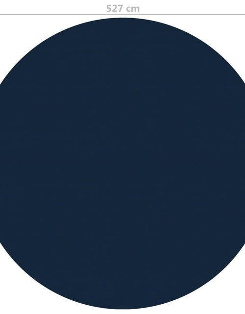 Загрузите изображение в средство просмотра галереи, Folie solară plutitoare piscină, negru/albastru, 527 cm, PE Lando - Lando
