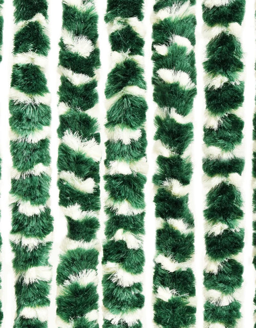Încărcați imaginea în vizualizatorul Galerie, Perdea pentru insecte, verde și alb, 100 x 220 cm, chenille Lando - Lando

