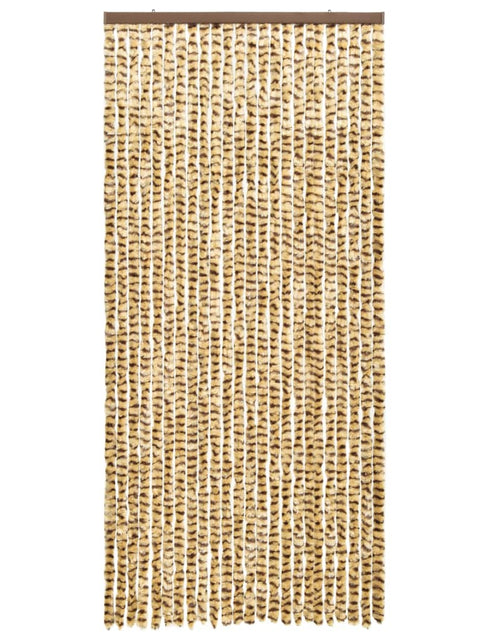 Încărcați imaginea în vizualizatorul Galerie, Perdea pentru insecte, bej și maro, 90 x 220 cm, chenille Lando - Lando
