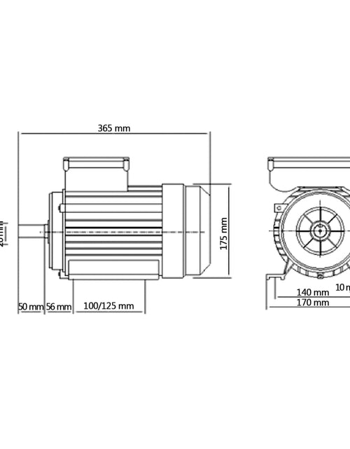 Încărcați imaginea în vizualizatorul Galerie, Motor electric monofazat aluminiu 2,2 kW / 3CP 2 poli 2800 RPM Lando - Lando
