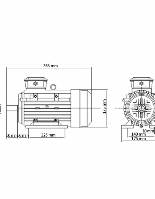 Încărcați imaginea în vizualizatorul Galerie, Motor electric trifazic aluminiu 2,2kW/3CP 2 poli 2840 RPM Lando - Lando
