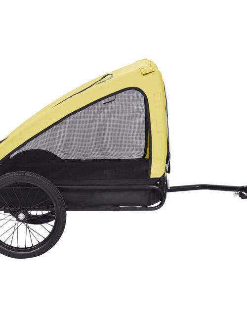 Încărcați imaginea în vizualizatorul Galerie, Remorcă de bicicletă pentru animale de companie, galben &amp; negru - Lando
