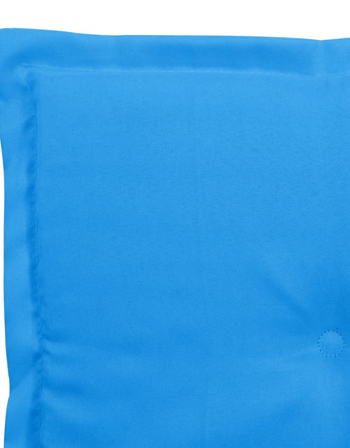Încărcați imaginea în vizualizatorul Galerie, Perne scaun de grădină, 4 buc., albastru, 50x50x3 cm, textil Lando - Lando
