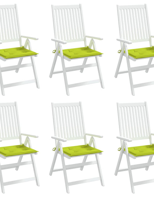 Încărcați imaginea în vizualizatorul Galerie, Perne scaune de grădină 6 buc. verde 50x50x3 cm țesătură Oxford Lando - Lando
