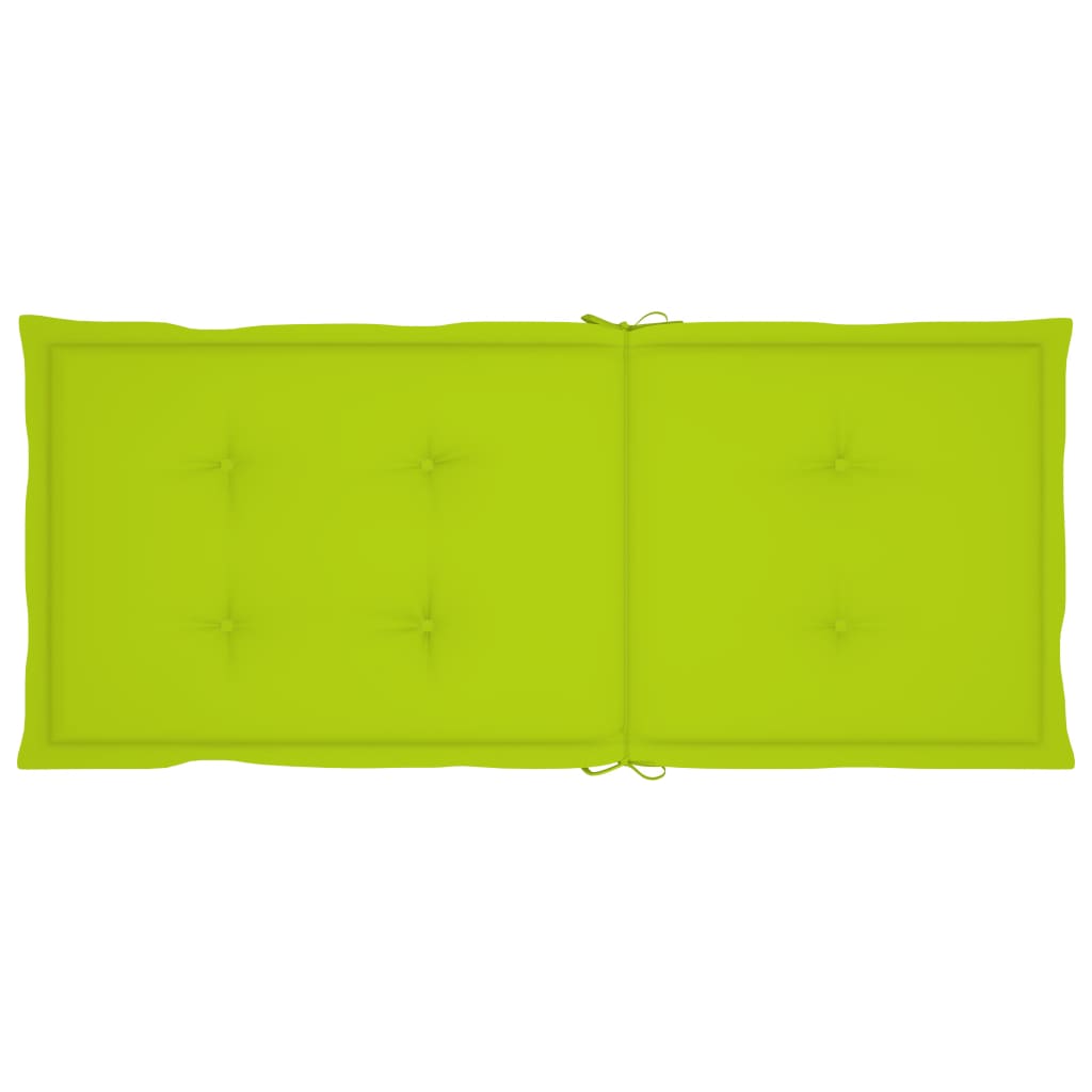 Perne scaun de grădină, 4 buc., verde aprins, 120x50x3 cm Lando - Lando