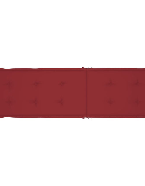 Загрузите изображение в средство просмотра галереи, Pernă de șezlong, roșu vin, (75+105) x 50x3 cm Lando - Lando
