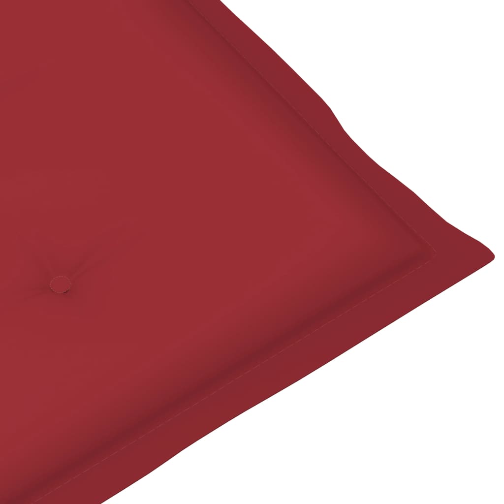 Pernă de șezlong, roșu vin, (75+105) x 50x3 cm Lando - Lando