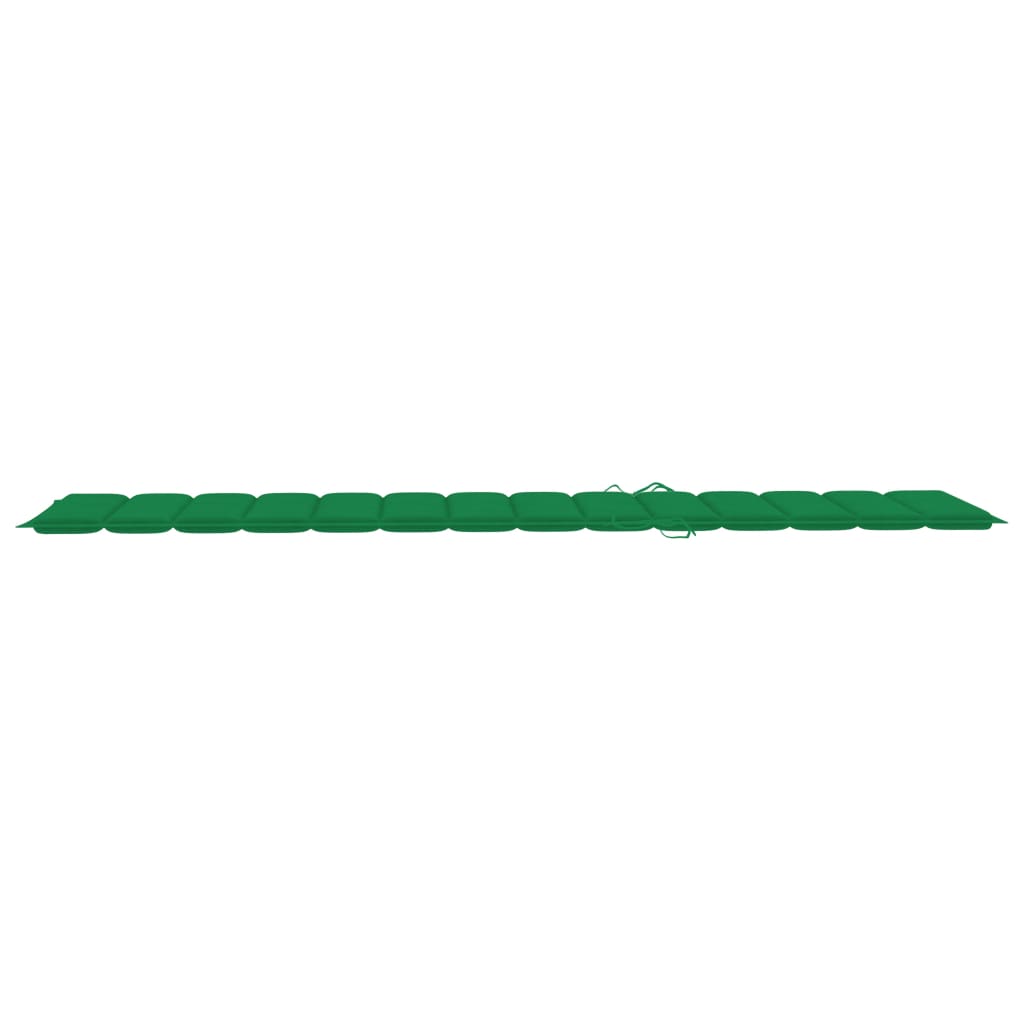 Pernă de șezlong, verde, 200x50x3 cm, material textil Lando - Lando