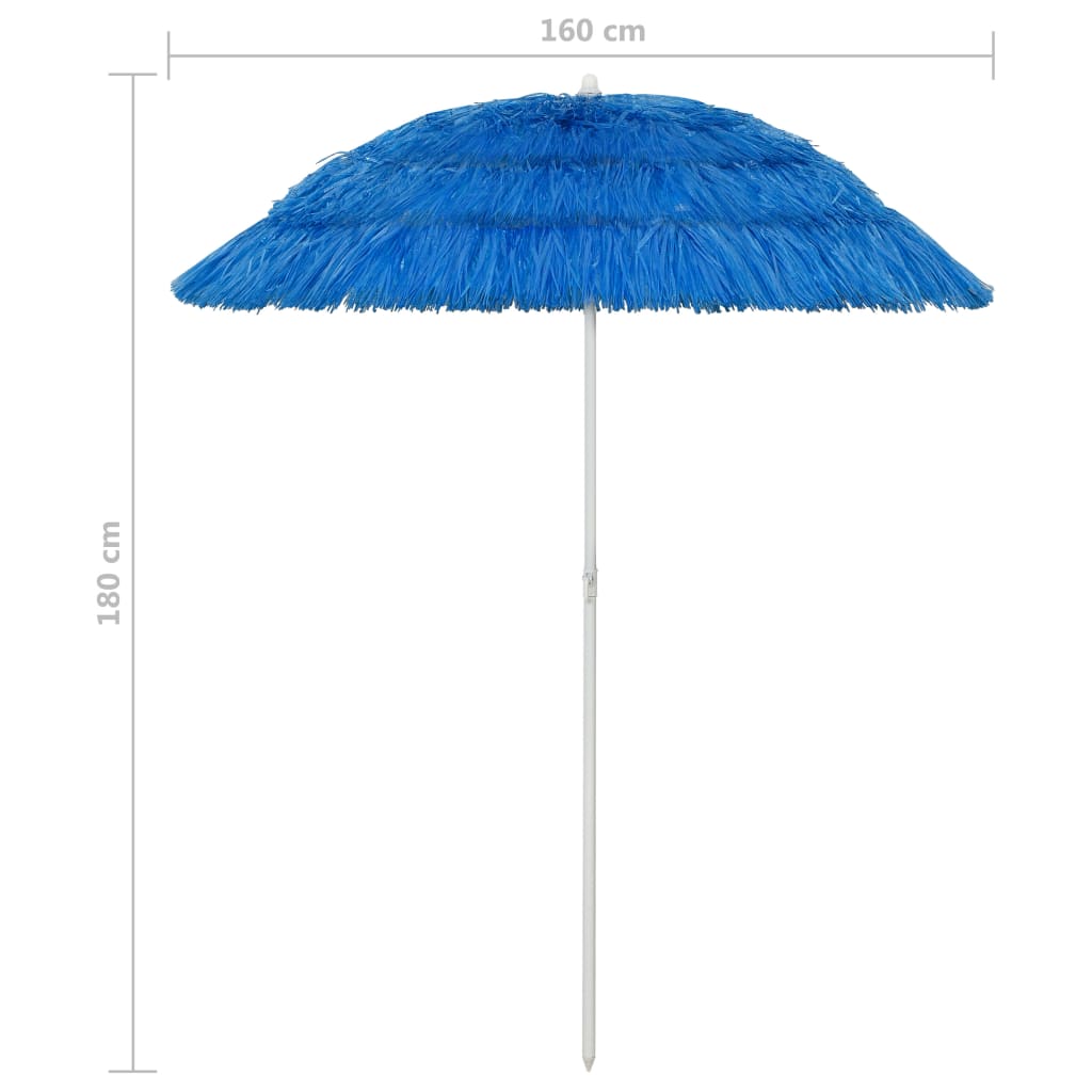 Umbrelă de plajă, albastru, 180 cm Lando - Lando