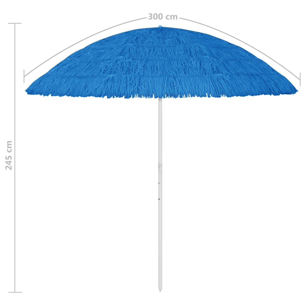 Lando-Umbrelă de plajă, albastru, 300 cm- mobila