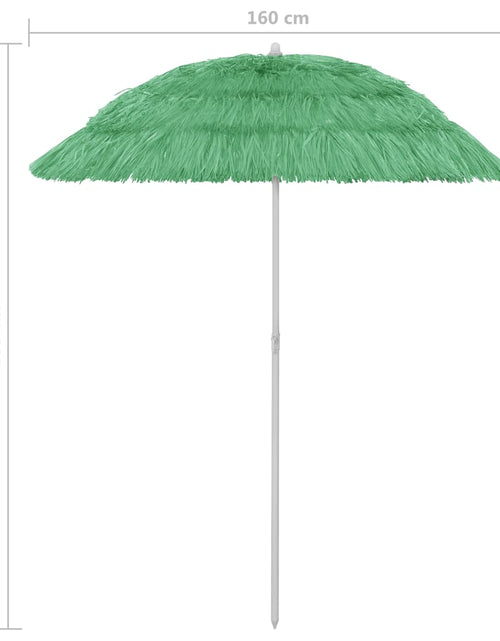 Încărcați imaginea în vizualizatorul Galerie, Umbrelă de plajă, verde, 180 cm Lando - Lando
