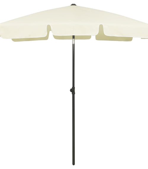 Încărcați imaginea în vizualizatorul Galerie, Lando-Umbrelă de plajă, galben nisip, 180x120 cm- mobila
