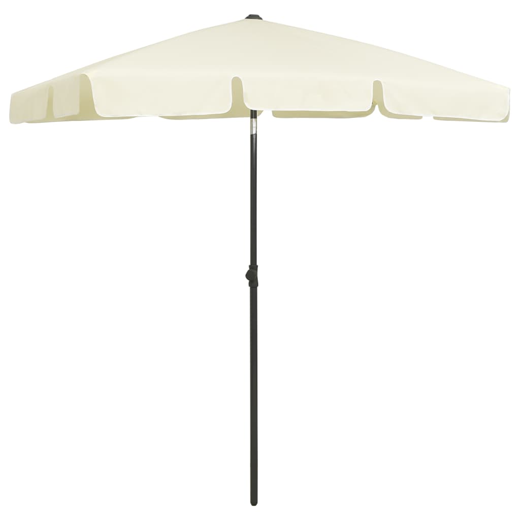 Lando-Umbrelă de plajă, galben nisip, 180x120 cm- mobila