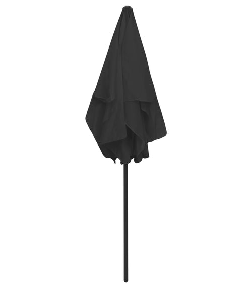 Încărcați imaginea în vizualizatorul Galerie, Lando-Umbrelă de plajă, negru, 180x120 cm- mobila
