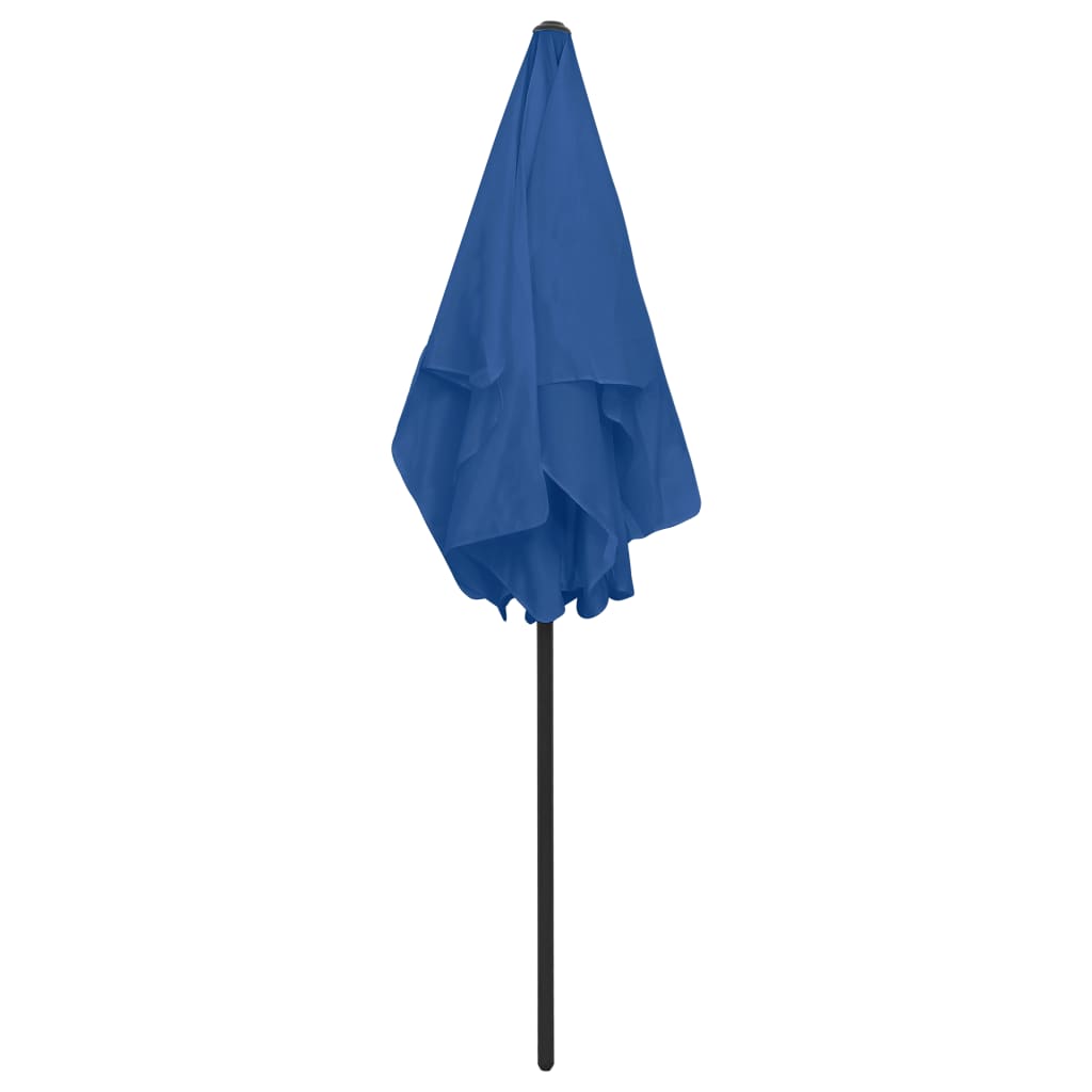 Umbrelă de plajă, albastru azuriu, 180x120 cm Lando - Lando