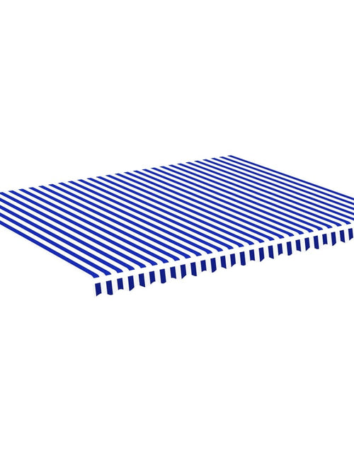 Загрузите изображение в средство просмотра галереи, Pânză de rezervă copertină, albastru și alb, 4,5x3,5 m Lando - Lando
