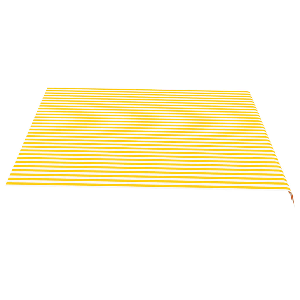 Pânză de rezervă copertină, galben și alb, 4,5x3,5 m Lando - Lando