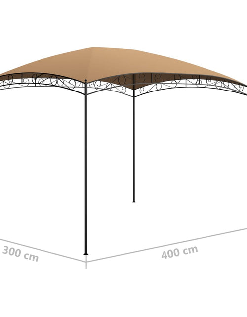 Încărcați imaginea în vizualizatorul Galerie, Pavilion, gri taupe, 3 x 4 x 2,65 m, 180 g/m² Lando - Lando
