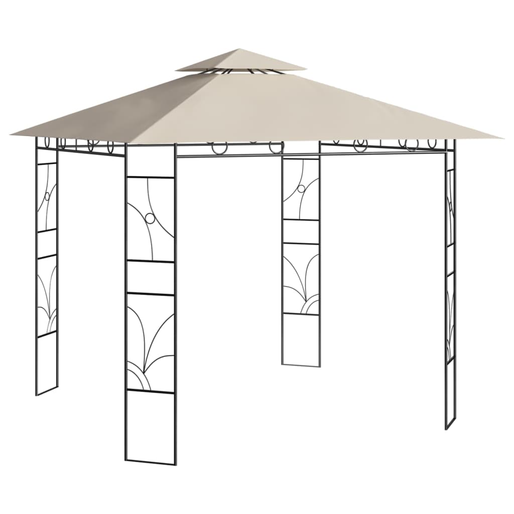 Pavilion, crem, 3x3x2,7 m, 160 g/m² - Lando