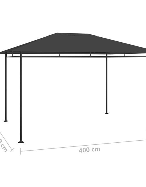 Încărcați imaginea în vizualizatorul Galerie, Pavilion, antracit, 4x3x2,7 m, 180 g/m² Lando - Lando
