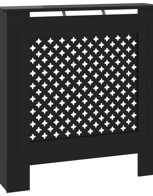 Încărcați imaginea în vizualizatorul Galerie, Mască pentru calorifer, negru, 78 cm, MDF - Lando
