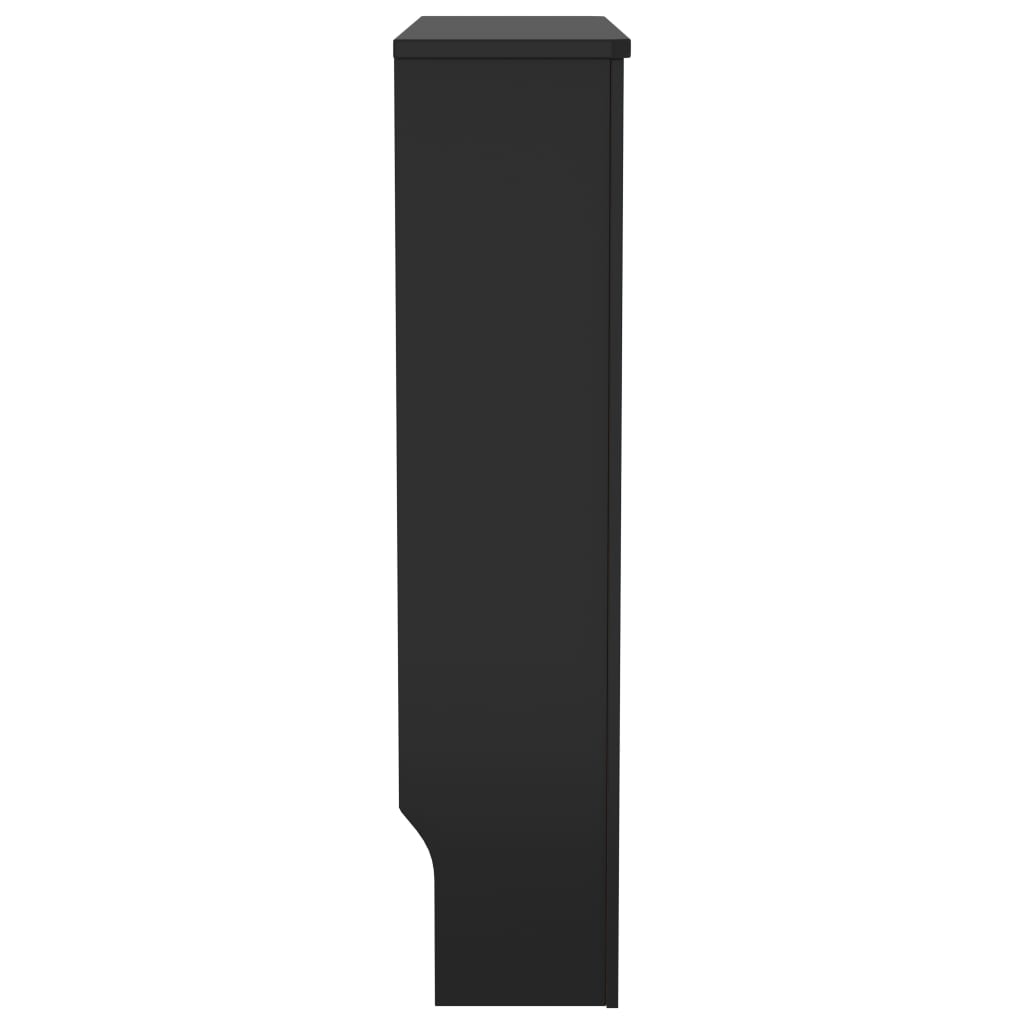 Mască pentru calorifer, negru, 78 cm, MDF - Lando