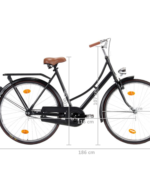 Încărcați imaginea în vizualizatorul Galerie, Bicicletă olandeză, roată de 28 inci, cadru feminin 57 cm Lando - Lando
