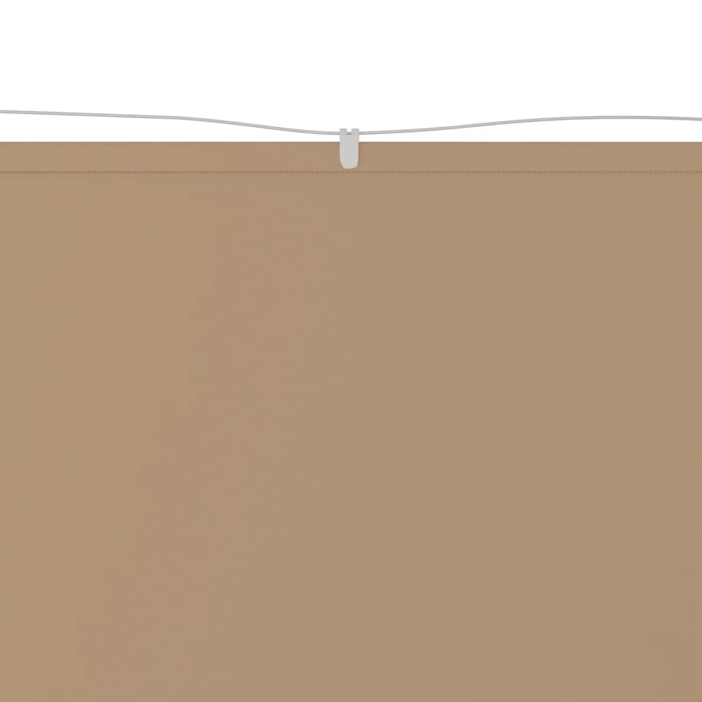 Copertină verticală, gri taupe, 100x600 cm, țesătură oxford - Lando