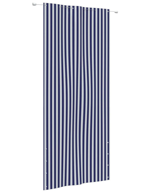 Încărcați imaginea în vizualizatorul Galerie, Paravan de balcon,albastru și alb, 120x240 cm, țesătură oxford Lando - Lando
