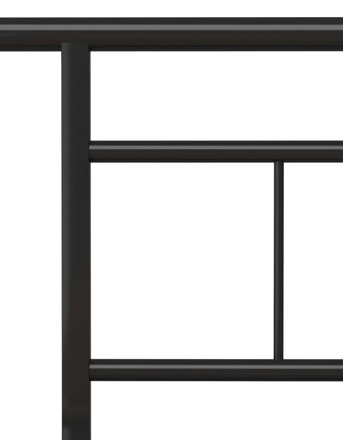 Încărcați imaginea în vizualizatorul Galerie, Cadru de pat, negru, 200 x 200 cm, metal - Lando
