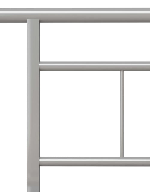 Încărcați imaginea în vizualizatorul Galerie, Cadru de pat, gri, 200 x 200 cm, metal - Lando
