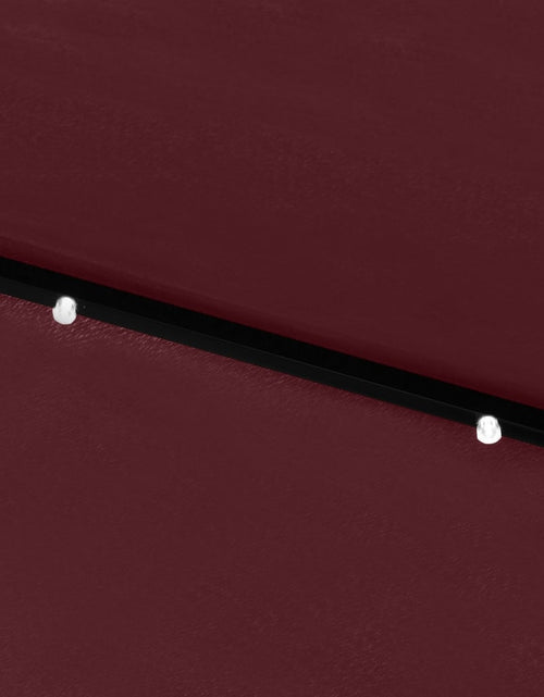 Încărcați imaginea în vizualizatorul Galerie, Umbrelă de soare cu stâlp din oțel &amp; LED-uri, roșu bordo, 2x3 m - Lando

