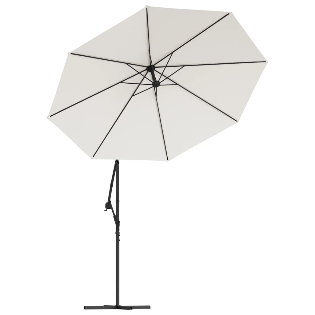 Pânză de schimb umbrelă de soare, alb nisipiu, 300 cm - Lando