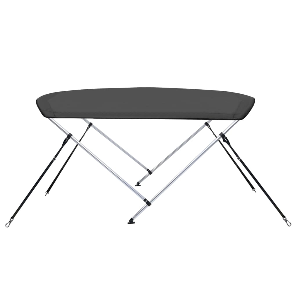 Parasolar barcă Bimini cu 2 arcuri, antracit, 180x150x110 cm Lando - Lando